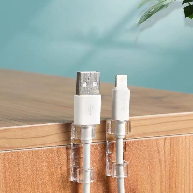 Plastic Transparent 20 pcs CORD WIRE CABLE CLIPS Size 4 mm Color Transparent Clip Material Plastic Material BPA Free - Image 5
