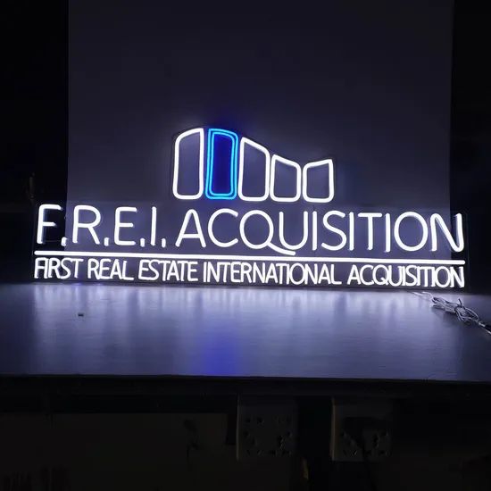 Custom Outdoor Illuminated Acrylic Neon Light Advertising LED Neon Sign - Image 1