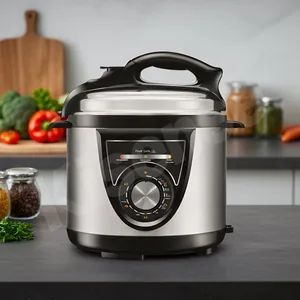 Electric Smart Pressure Cooker 3-12L Capacity - Multi-Function Appliance with Quick-Pressure Build-up and Even Heat Distribution Technology - Image 2