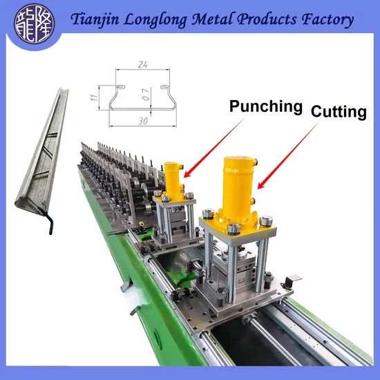 Greenhouse Locking Profile Roll Forming Machine with on Line Punching Holes - Image 1