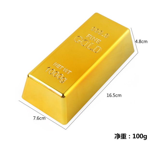 Simulation Plastic Gold Bars Decorative Props for Home Wedding New Year Event Party Supplies - Image 5