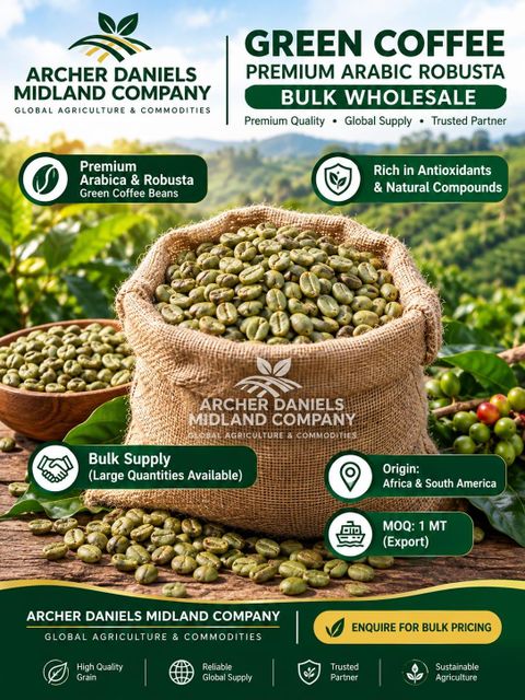 Premium Green Coffee Beans – Arabica & Robusta | Wholesale Bulk Supply - Image 1