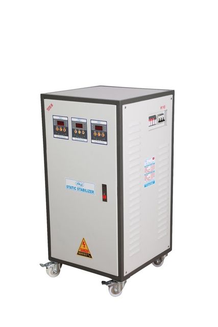IGBT STATIC STABILIZER Brand ABLE Warranty 2 YEAR Phase Three Phase Mounting Type Floor Output Voltage 400 V Input Voltage 320 V TO 480 - Image 1