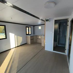 Cheaper Fast Install Fully Furnished Prefab Steel 2 Bedroom 1 Bath Foldable Expandable Container House - Image 6