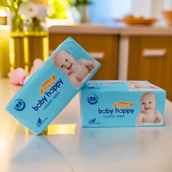 Wholesale Customized 100% Virgin Wood Pulp Delicate Soft Emboss Facial Tissue Paper Towels - Image 4