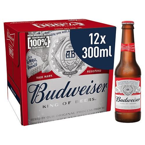 Wholesale Budweiser Lager Beer Bottles for export Shelf Life 12 months Packaging 24 bottles Net Weight 0.33 L, 0.5 L Brand Name Budweiser Lager Beer - Image 4