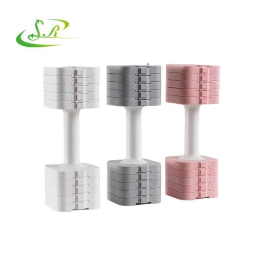 Home Gym Fitness 1-5kg Adjustable Weight ABS Square Dumbbell Set - Image 4
