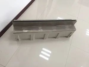 U Shape Polymer Concrete Linear Drain Outdoor Invisible Slot Drainage Channel - Image 2