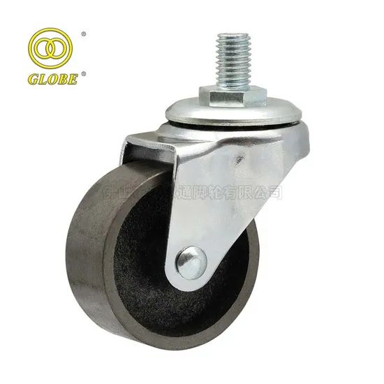 2.5 Inch Threaded Stem Nylon Furniture Caster Mini Castor Wheels - Image 6