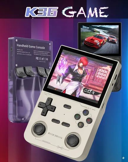 K36 Handheld Game Console Player 64GB 3.5 Inch HD IPS Classic Retro Video Game Console - Image 5