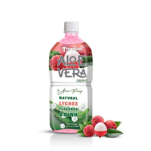 OEM manufacturer of Aloe vera juice drink 1L Bottle Flavor Refreshing Purity 100% Natural Shelf Life 18 months Brand Name OEM/Tropical Sky - Image 4