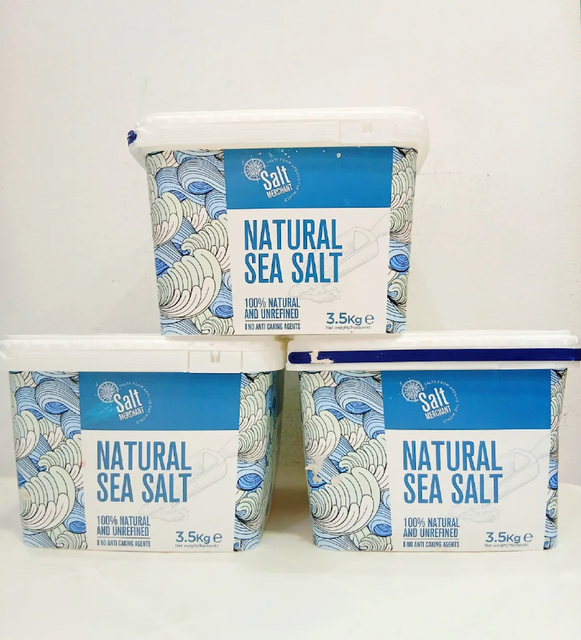 Best Brands 100% Natural Unrefined Sea Salt 3.5kg PREMIUM NATURAL SEASONINGS Made for Every Kitchen On Sale - Image 3