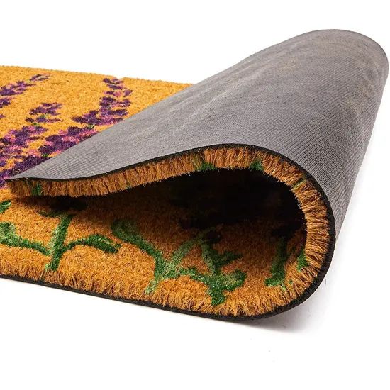 Garage Garden Flower Outdoor Welcome Entryway Front Door Spring Coir Door Mat - Image 5