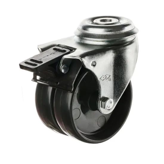 Double Wheel Caster Nylon Furniture Castor Load 50/60kg Condition New Packing Carton Wheel Dia. 50mm HS Code 87168000 Wheel Width - Image 5