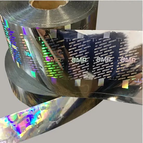 Custom Hologram Hot Stamping Foil for Security Sticker Labels - Image 1