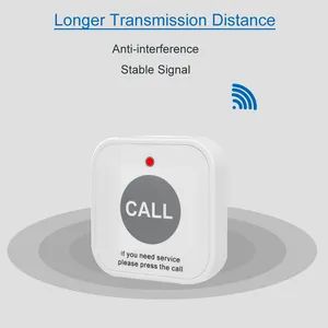 Catel Wireless Calling System Long Distance Call Button Transmitter for Restaurant - Image 2