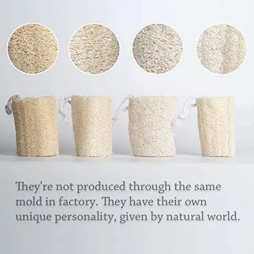 Sponge 4 Inch Natural Loofah Exfoliating Body Sponge Scrubber - Image 5