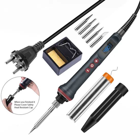 90W LED Screen Display Electric Soldering Irons Welding Tools - Image 5