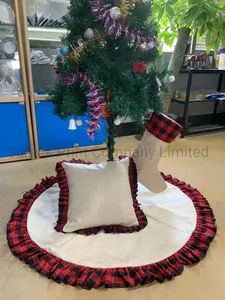 Christmas Burlap Stocking for Sublimation Printing - Image 6