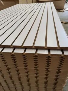 MDF Wave Board Designs for Wall Decoration Thickness 18mm Size 1220*2440mm Trademark JH WOOD HS Code 4412321090 Material Wood - Image 3