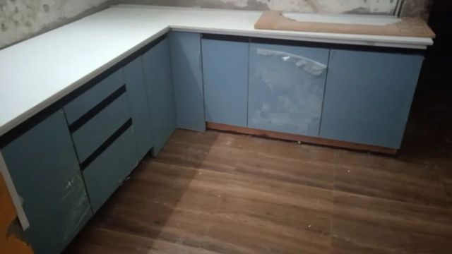 Wooden Modular Kitchen Material Wooden Appearance Antique Kitchen Design - Image 3