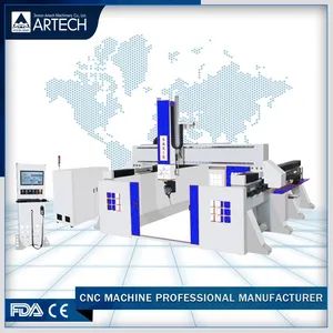 Aluminum Wood Pattern Moulds Making 5axis CNC Router Voltage 380V Inverter Delta CNC or Not CNC Warranty 1 Year Weight 10000kgs - Image 1