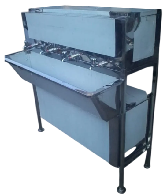 Restaurant Stainless Steel Hand Wash Basin Usage Restaurant Hygiene Hygienic Shape Rectangular Pattern/Style Plain Durability - Image 1