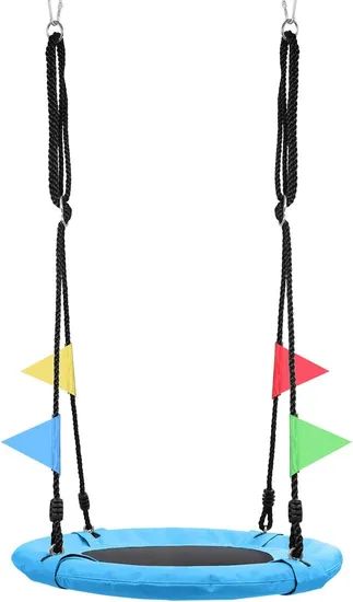 Oxford Fabric Platform Swing Seat with Adjustable Ropes - Image 4