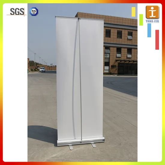 Economical Roll up Display Banner Stand Trademark OEM Type Wide Base Origin Shanghai HS Code 7601109000 Price Factory - Image 2
