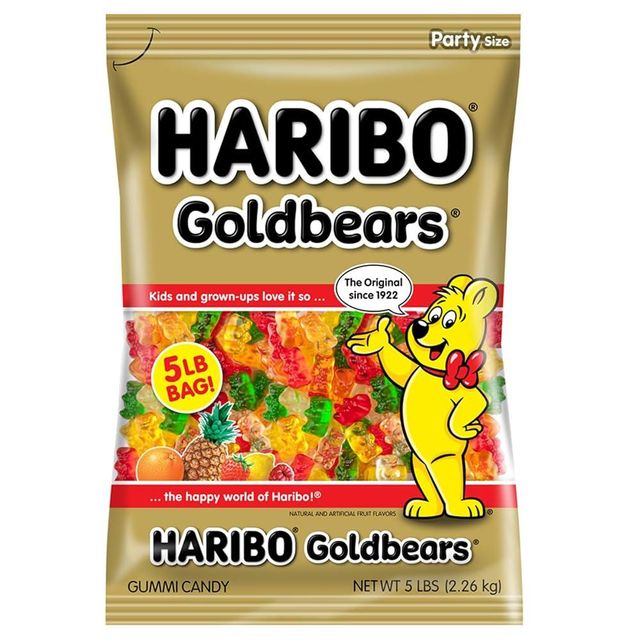 For Haribo Gold Bears 100g Gummy Candy Cola and Fruity Flavored Jelly Beans in Bulk Certified Hala - Image 2