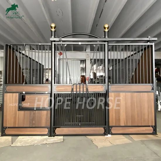 Safe and Permanent Galvanized Horse Stable Panel Stall Horse Stall Equipment - Image 4