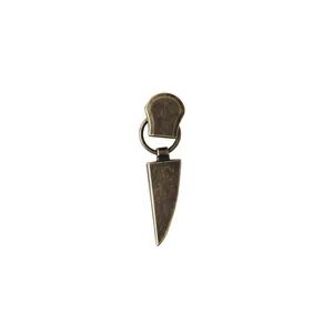 Non Lock Slider Antique Brass for Zippers - Image 2
