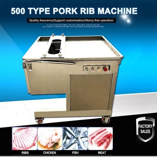 Commercial Sausage Slicer Bacon Cutting Rib Cutter Steak Bone Meat Processing Machine - Image 2