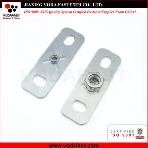 Customized Steel Base Plate with Nut Zinc Plated - Image 2