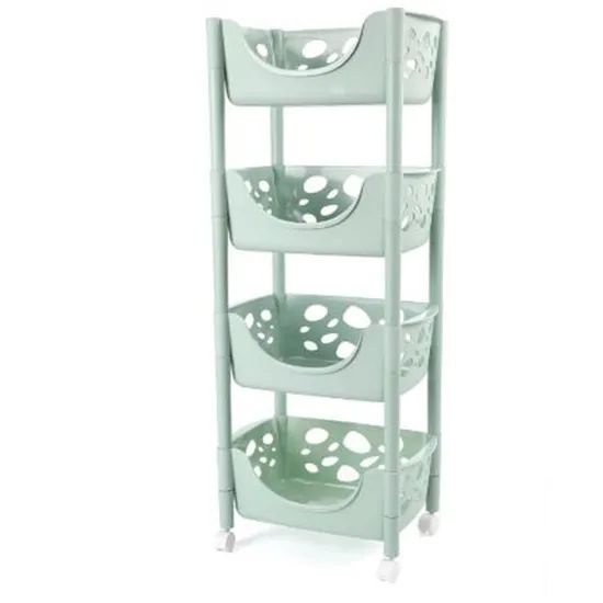 Fplastic Detachable Kitchen Bathroom Storage Shelves Rack - Image 4