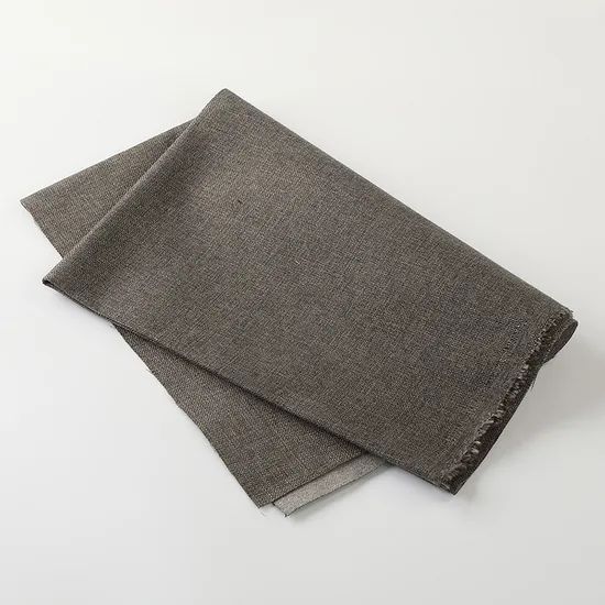 Chinese Inventory Plain Linen Polyester Blended Fabric Sofa Plain Linen Fabric - Image 5