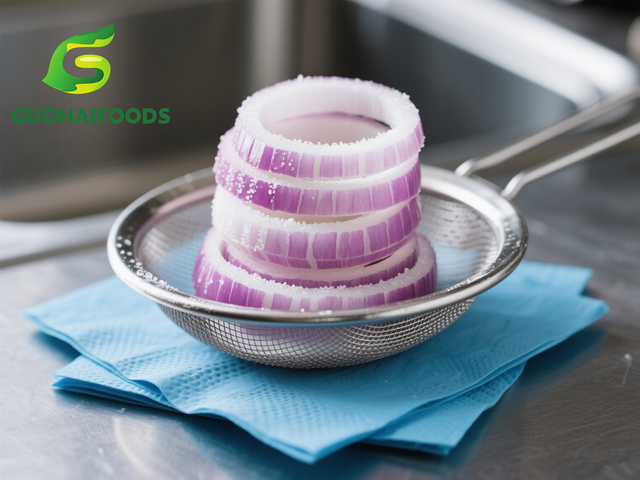 sell IQF red onion strips/ Frozen onion strips china factory price guohai frozen fruits and vegetables - Image 5