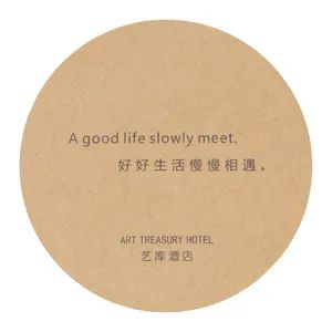 Disposable Round Tissue Paper Coasters Hotel Glass Cup Laminated Paper Tissue Coasters - Image 4