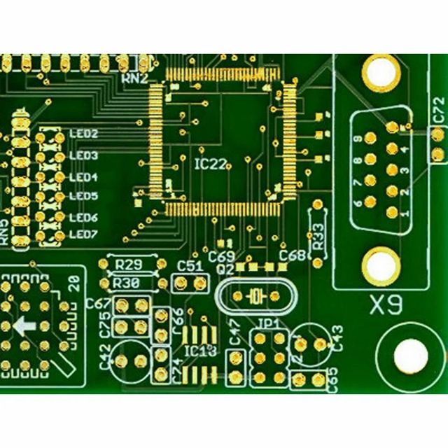 Printed Circuit Board, 0.5 mm Color Green Material FR4 Type Single Side Layer Count 6 Layers Thickness 0.5 mm, 1.0mm Board Type Double - Image 1