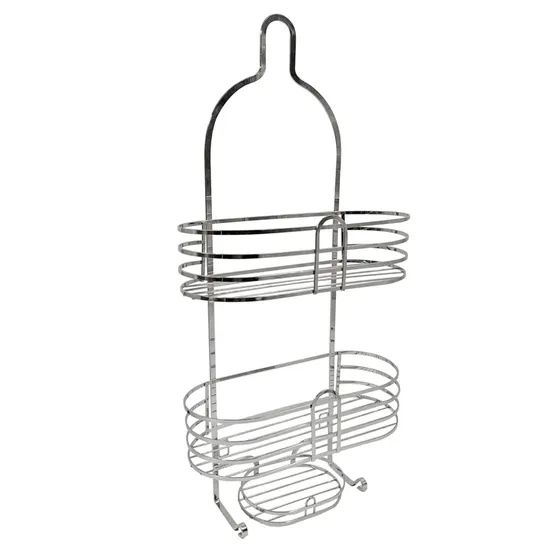 Aluminum Bathroom Shelves Shampoo Storage Rack Shower Caddy - Image 4