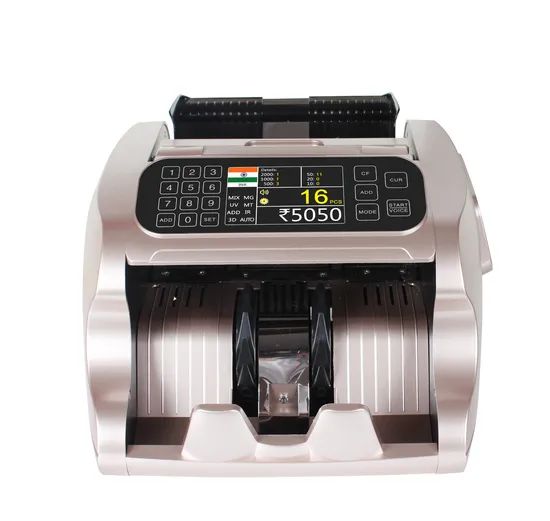 Bill Counters Cash Counting Machine Counterfeit Detector Money Machine Banking Equipment Money Counting Machine Money Counter Banknote Counter - Image 1