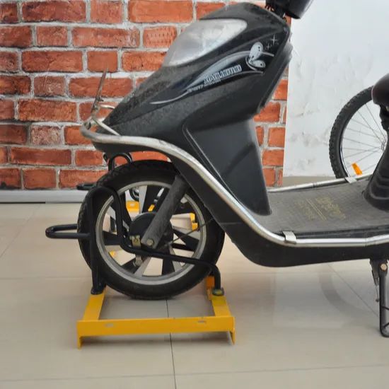 Floor Mounted Durable Modern 2 Bikes Carbon Parking E Bike Stand - Image 1