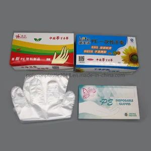 Cleaning Kitchen Boxing Gloves Custom Logo for Disposable HDPE Gloves - Image 2