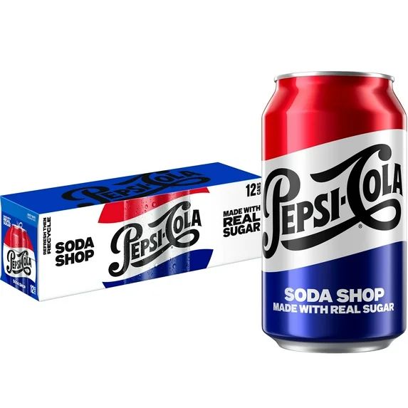 PEPSI REAL SUGAR CN, 12OZ/12PKX2 - Image 1