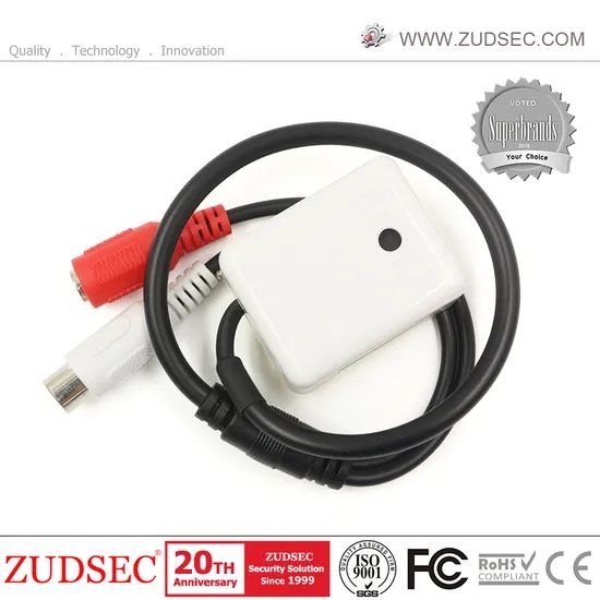 Metal High-Fidelity Pure Sound Monitor Microphone Audio for CCTV Surveillance System - Image 2