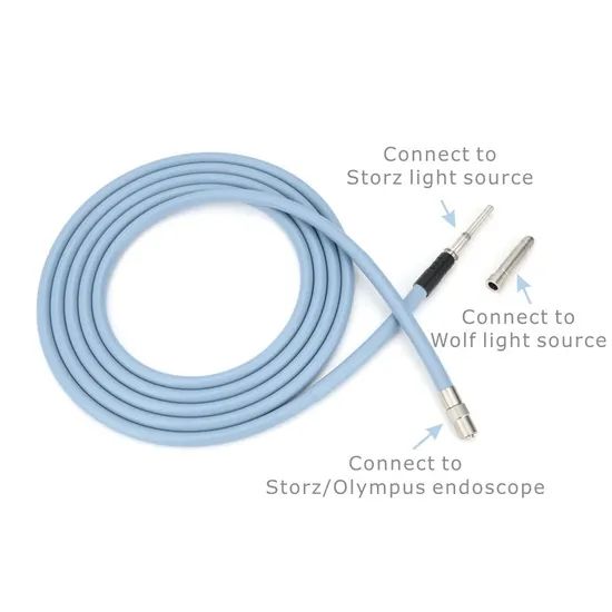 2.5 Meter Fiber Optic Medical Light Guide Cable for Endoscope Light Source - Image 3