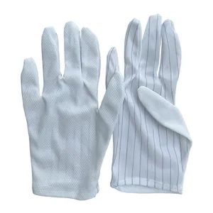 PVC Dotted Cleanroom Safety Work Gloves - Image 4
