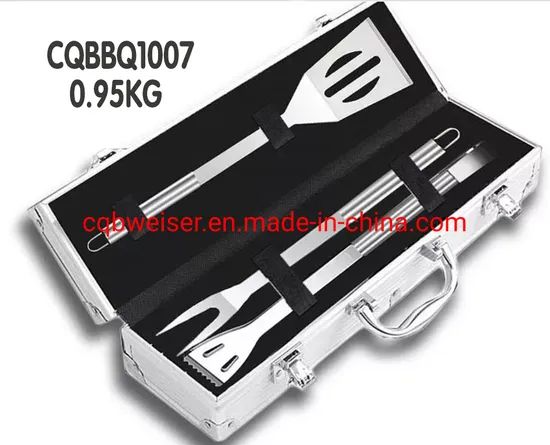 Food Grade BBQ Grill Accessories Tools Set Origin China Trademark OEM Customized Accept HS Code 7323100000 Model NO. - Image 1
