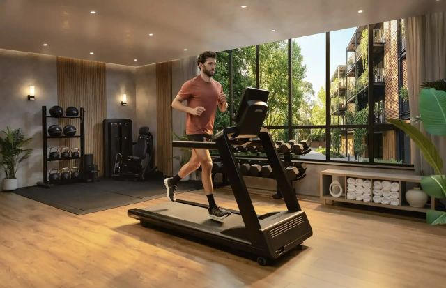 High Performance Life Fitness Motorised Treadmill For Fitness Centers With Reliable Operation Smooth Running - Image 1