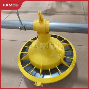 Meat Broiler Chicken Farming System Integrated with Chain Feeding Pan System - Image 4